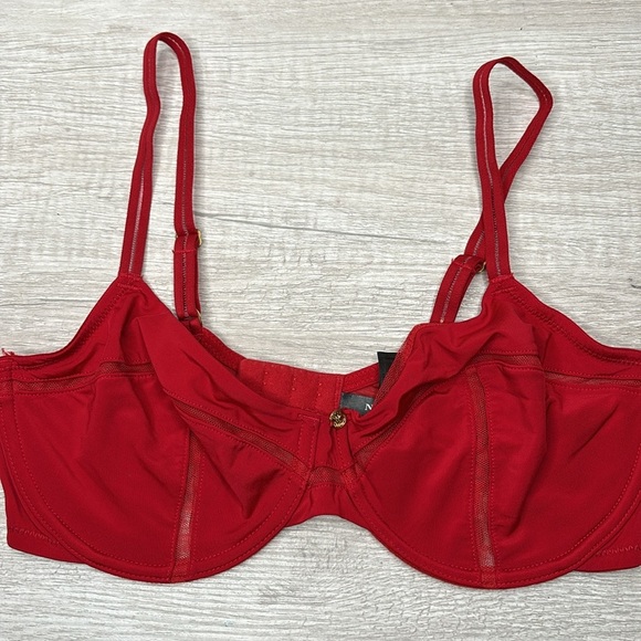 Natori Unpadded Underwire Bra Red 746168 Un-padded 34D - Picture 3 of 8